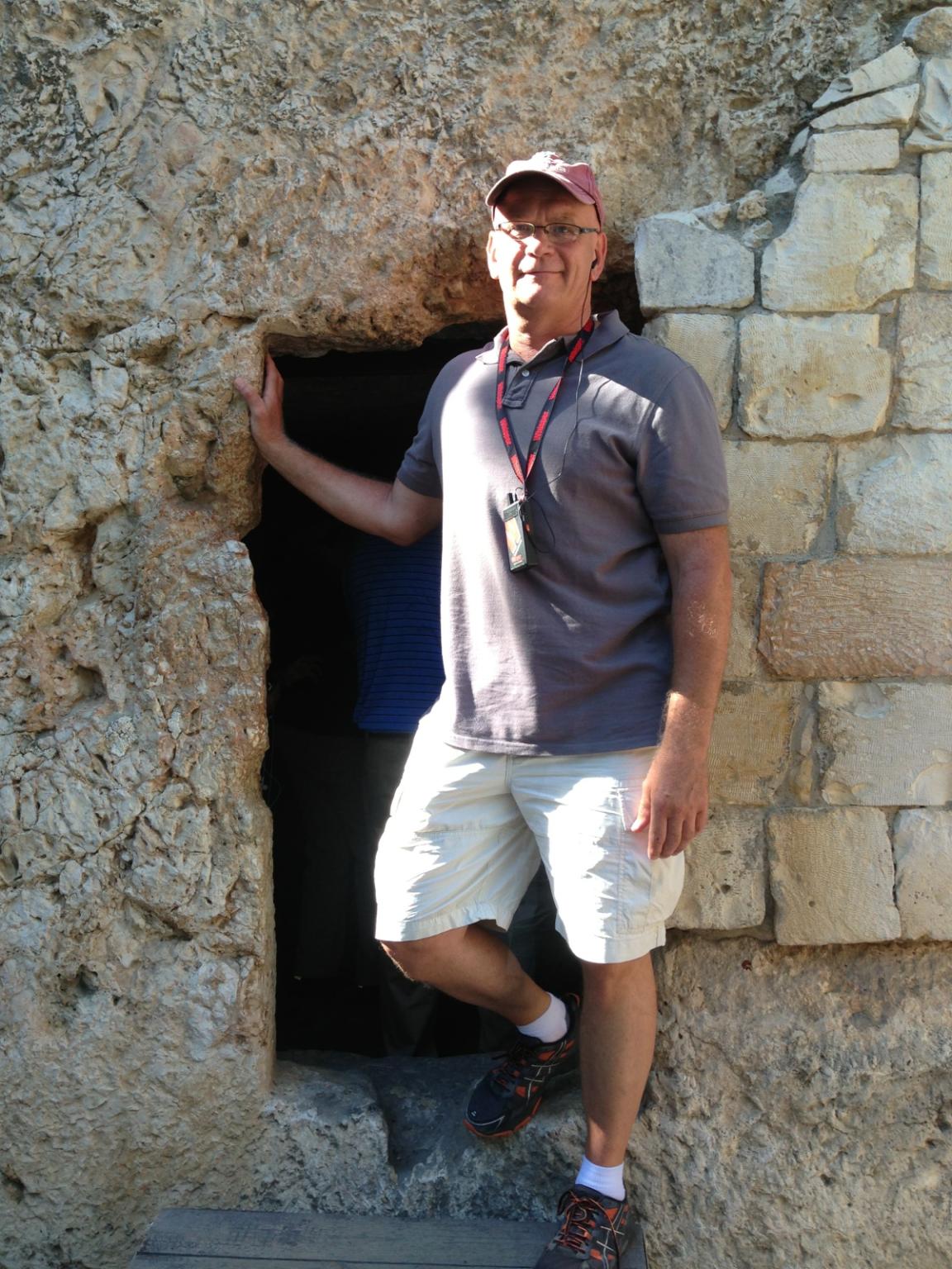 Ken at the Tomb
